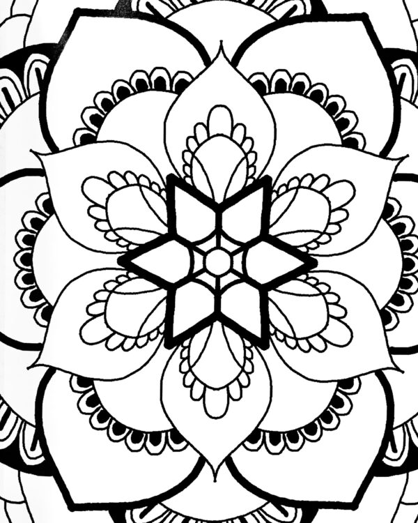 Break the Cycle: an adult coloring book of mandlas, filigree, and geometric patterns - Image 5