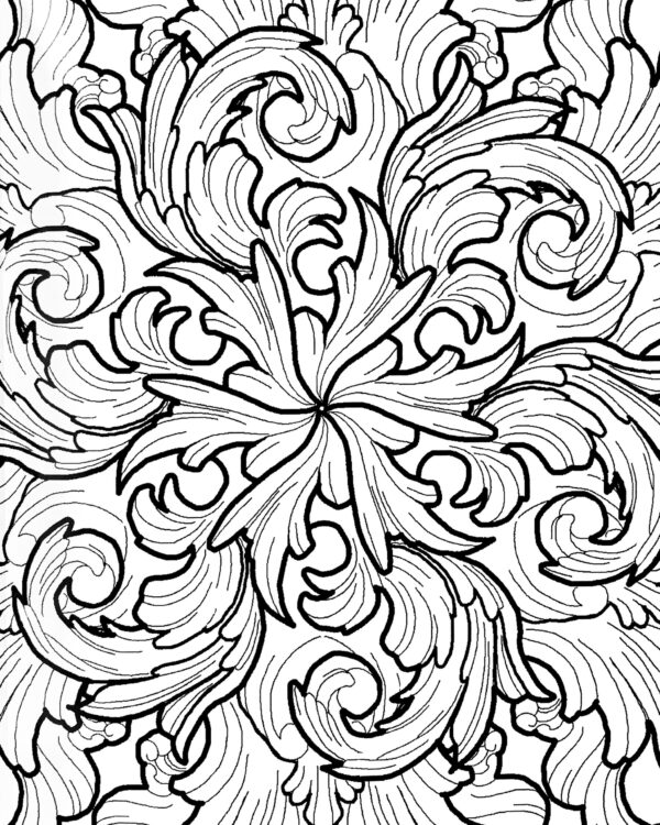 Break the Cycle: an adult coloring book of mandlas, filigree, and geometric patterns - Image 4